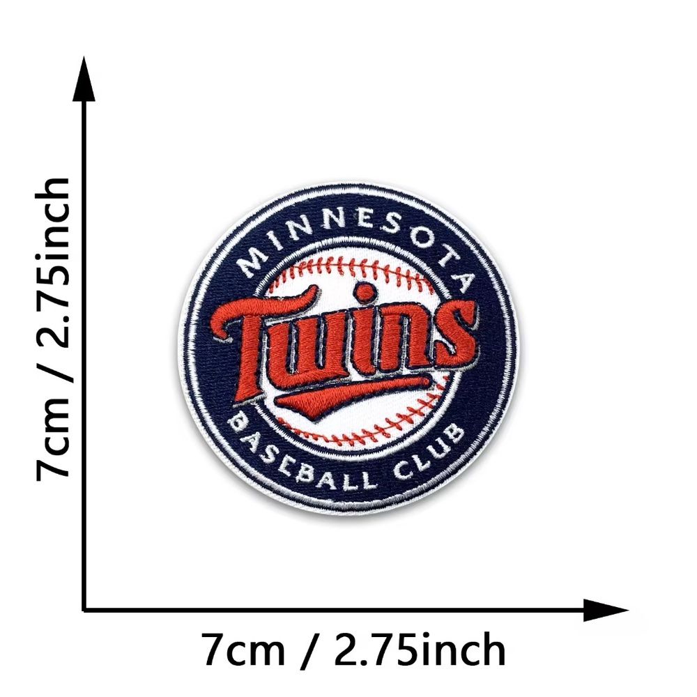 Vintage Minnesota Twins MLB Patches DIY Baseball All Teams Embroidered MIN